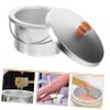 Amosfun 2-Piece Wax Melting Pot Set with Lid 600CC Capacity Dual Wax Heater Pot Sturdy Melting Container for Hair Removal for Home view 4