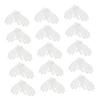 BATHVEVE 15Pairs White Cotton Gloves for Moisturizing Dry Skin Overnight Care for Treatment and Spa Use Comfortable Hand Protection for Women view 1