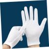 BATHVEVE 15Pairs White Cotton Gloves for Moisturizing Dry Skin Overnight Care for Treatment and Spa Use Comfortable Hand Protection for Women view 2