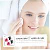 Mikinona 8Pcs Drop Shaped Cosmetics for Makeup Application Soft Powder Pads for for Home and Salon Use view 4