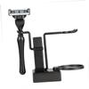 CALLARON 2pcs Shaving Brush Stand Set Metal Razor Holder Bowl Wet Shaving Kit Shave Brush and Bowl for Men view 2