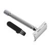 Healvian Metal Safety Razor Brush Manual Double Edge Shaving Razor for Men and Reusable Beard Shaver view 1