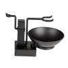 PartyKindom 2pcs Metal Shaving Brush Holder Bowl Razor Stand Set Wet Shaving Kit Shave Brush Stand Beard view 1