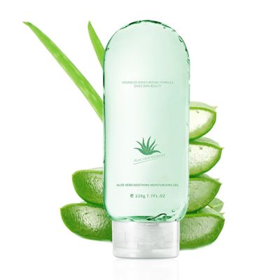 JunKuJK Moisturizing Gel for Face & Body,Non-sticky Gel After Sun Aloe Lotion Skin Care,Fast Absorbing Long Lasting Refreshing Hydrating Face Moisturizer for All Skin Types 03