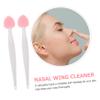 ARTSEWPLY 6Pcs Nose Exfoliating Brush Manual Lip Scrubbers for Deep Facial Cleansing Double Sided Nose Brushes for Skin Care for Exfoliating Nose and Lips view 3