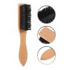 BATHVEVE Beard Styling Tool Wooden Handle Bristle Beard Comb for Grooming Mustaches Ergonomic Design for Comfortable Grip present for Bearded Men view 4