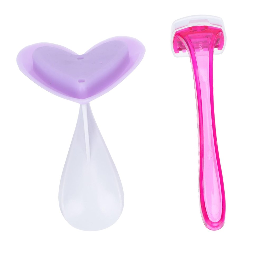 BATHVEVE Professional Trimmer Women Privates Hair Removal Razor Set Hair Removal Shaver Threaded Cutter Body Trimmer Quick Cutter Skin Care Tool Random Color
