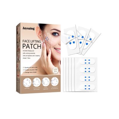 Lingyinder Face Lift Tape Invisible, 120PCS Facelift Tape for Face InvisibleNeck Tape Lifting Invisible, V-Shaped Lifting Instantly for Lifting Loose Sagging Skin, Jowls, Eyes,Double Chin