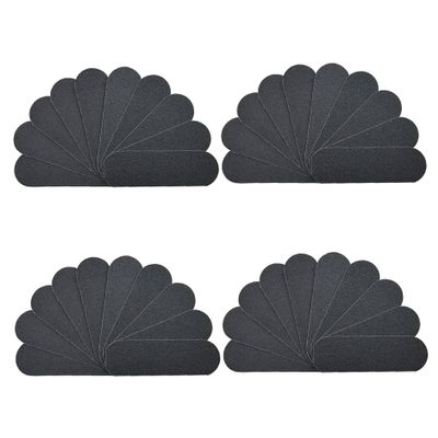 40PCS Coarse & Fine Stainless Steel Foot File Refills 1.7x5.3 Callus Remover Sandpaper Pads, Dead Skin Exfoliating Pedicure Tool for Smooth Heels & Cuticles