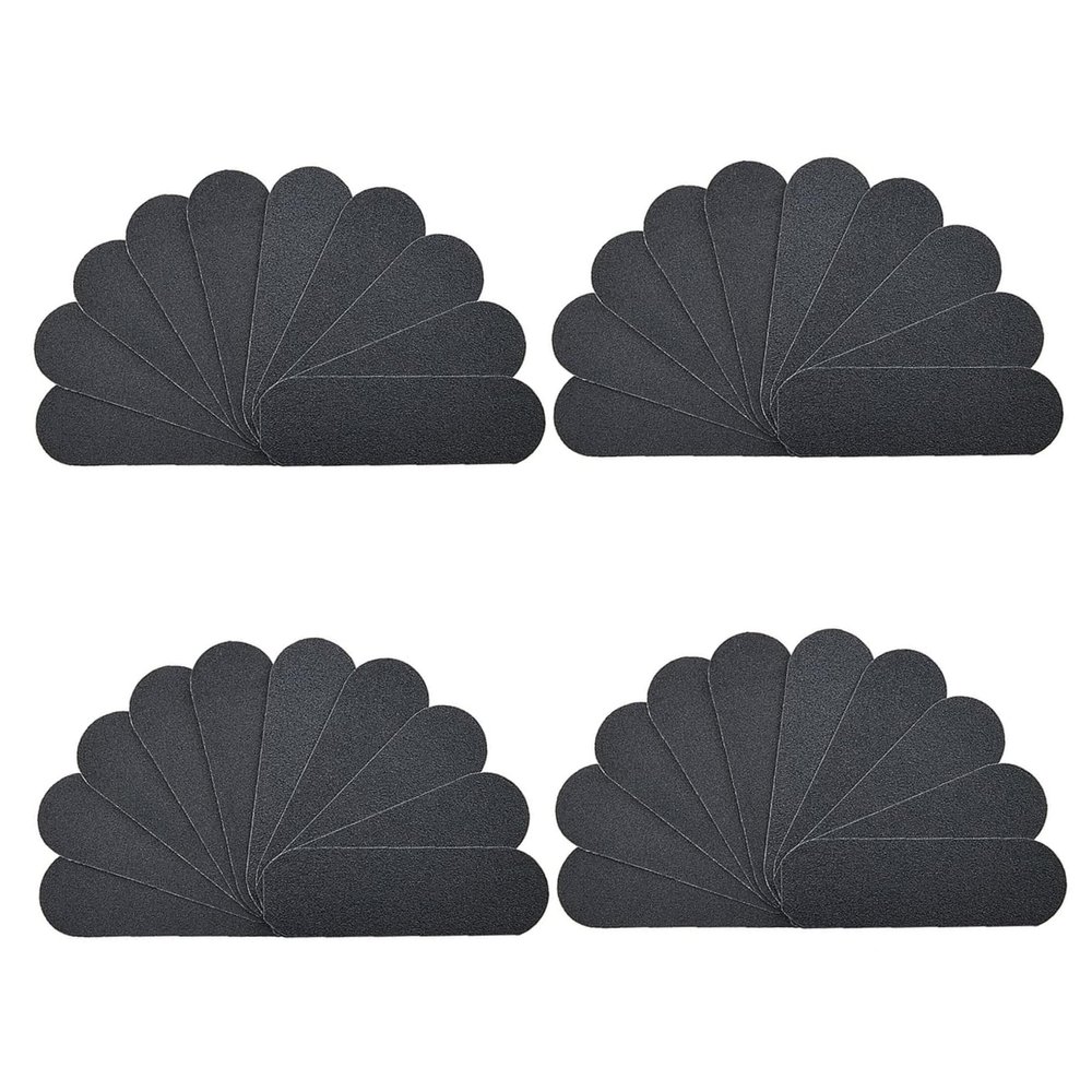 40PCS Coarse & Fine Stainless Steel Foot File Refills 1.7x5.3 Callus Remover Sandpaper Pads, Dead Skin Exfoliating Pedicure Tool for Smooth Heels & Cuticles