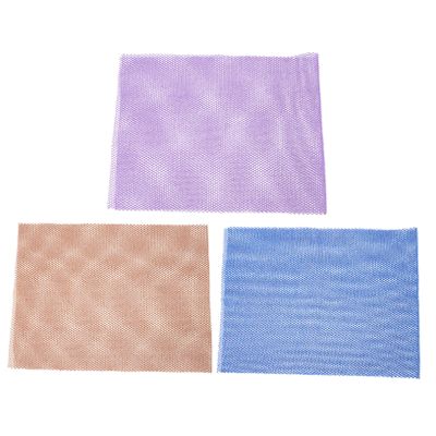 BESTYASH 3pcs Exfoliating Bath Towel Soft Chenille Back Scrubber for Deep Cleansing Lightweight and Machine Washable for Home Bath Use and Colors