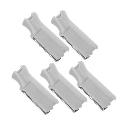 PartyKindom 5pcs Stainless Steel Replacement Blades for Eyebrow Trimmer Hair Removal Replacement Heads