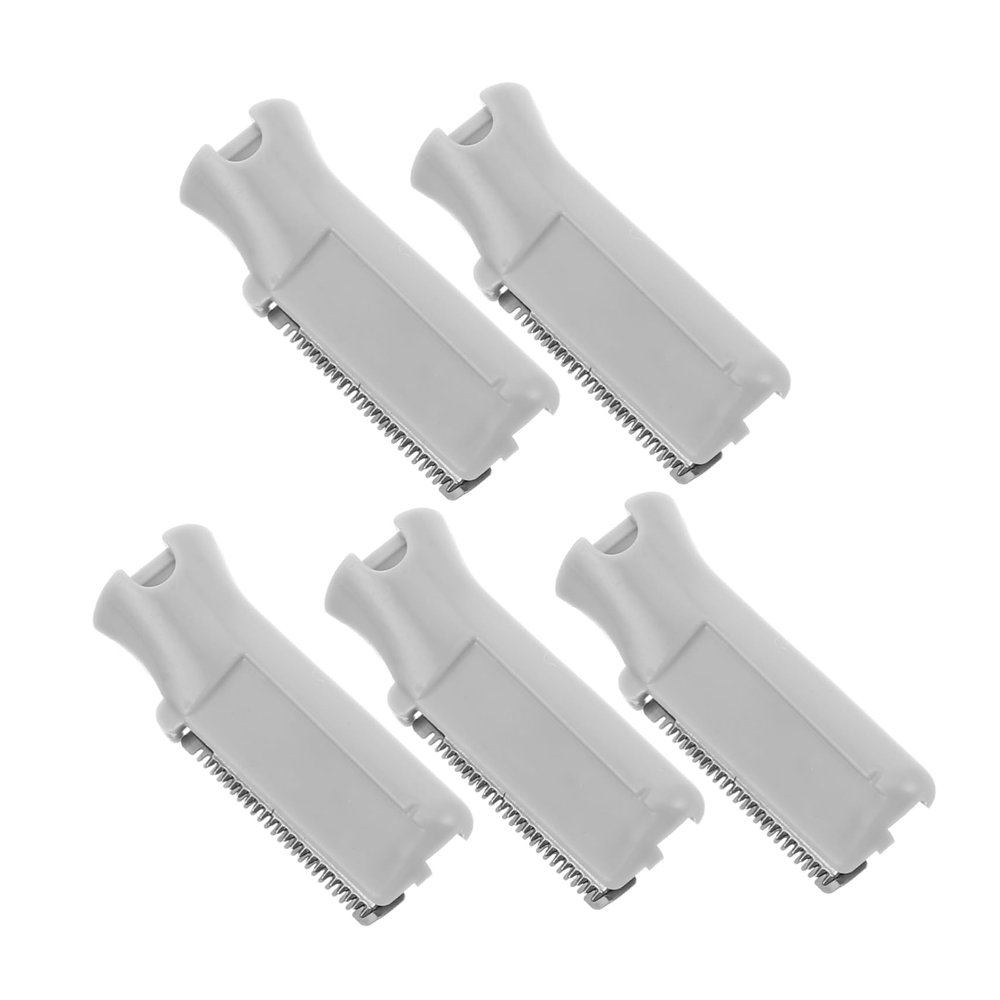 PartyKindom 5pcs Stainless Steel Replacement Blades for Eyebrow Trimmer Hair Removal Replacement Heads