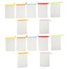 WOFASHPURET 20pcs Bubble Net Soap Pouches for Bath Practical Easy Storage for Handmade Facial Cosmetic Fruit Soap Random Color view 1