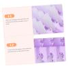 PartyKindom 3pcs Double Sided Nail Cleaning Brushes for Women Manicure Tools to Clean and Massage Enhance Hand Health and Circulation for Delicate Hands view 4