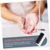 HEATSHAKING Double-Sided Nail Scrub Brush Set 2 Pcs Soft Bristle Hand Cleaning Brush for Fingernails and Toenails High Temperature Resistant Non-Slip Grip for Daily Use view 3