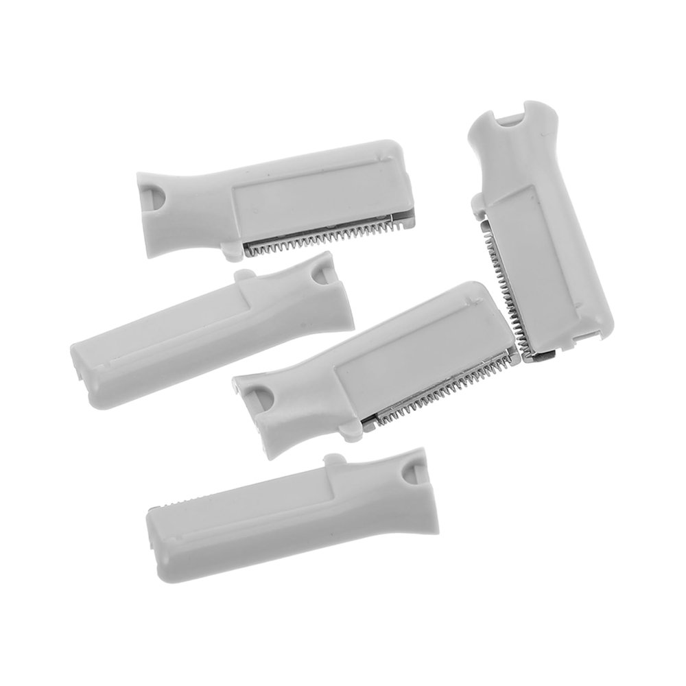 WOFASHPURET 5pcs Stainless Steel Hair Removal Replacement Heads Eyebrow Trimmer Blades for Men and Women Facial Trimmer