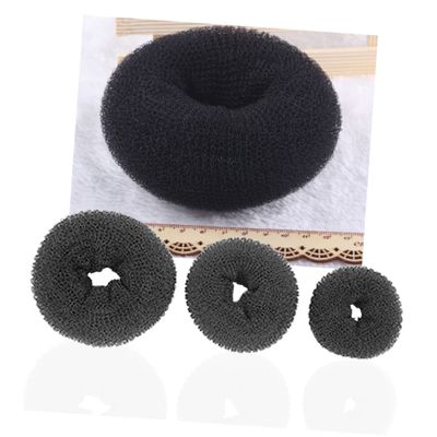 BATHVEVE 3pcs Hair Donut Bun Maker Bun Form Shaper for Women Effortless Chignon Styler for Dance