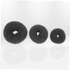 BATHVEVE 3pcs Hair Donut Bun Maker Bun Form Shaper for Women Effortless Chignon Styler for Dance view 4