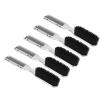 Beard Comb Set 5Pcs | Static Control & Smoothing Hair Styling Combs | ABS Nylon Rounded Teeth for Men/Women/Salon | Silver Color, Sturdy & Portable view 2