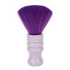 Neck Duster Brush for Barbers | Soft Nylon Fibers & ABS Handle | Face & Neck Hair Maintenance Tool | Salon & Home Use | Purple view 1