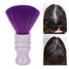 Neck Duster Brush for Barbers | Soft Nylon Fibers & ABS Handle | Face & Neck Hair Maintenance Tool | Salon & Home Use | Purple view 2