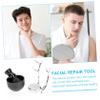 VALICLUD 1set Barber Shaving Kit Set Brush Bowl Brush Hair Care Tools Wet Shave Supplies view 3
