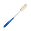 BATHVEVE 1Pc Long Handled Back Scrubber Bath Brush Soft Massage Tool for for Hard to Reach Areas Durable and Comfortable Cleaning Brush Blue view 1