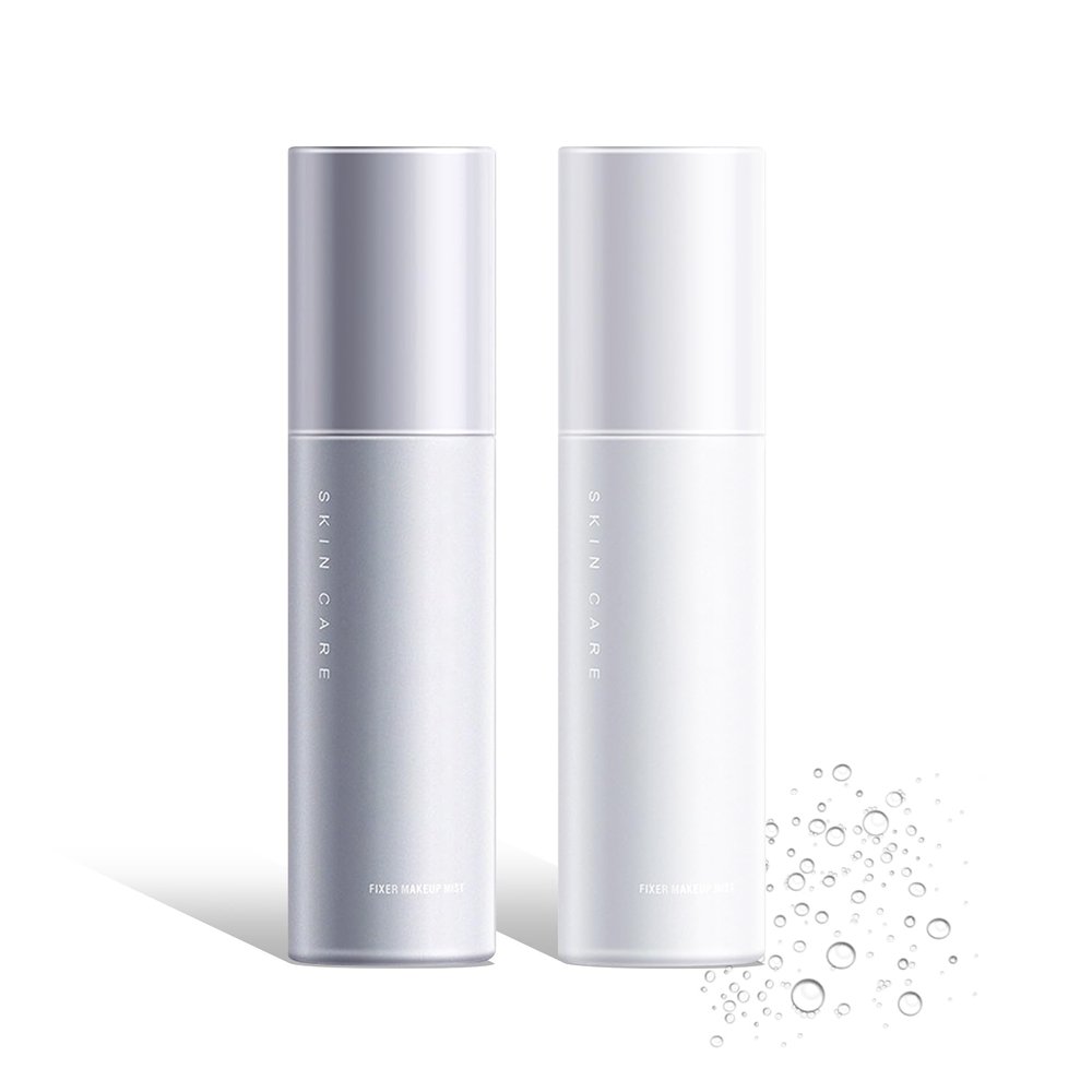 2PCS Makeup Setting Spray Set for Face, Weightless Long Lasting Waterproof Fixing Makeup Setting Face Spray, Smudge-proof, Hydrating & Refreshing Setting Spray(E)