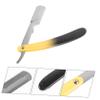 DEARMAMY Dual-Color Manual Barber Razor Holder for Men Adjustable Shaving Blade Stand Ergonomic Grip for Professional and Home Use view 4