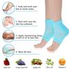Moisturizing Socks,Moisturizing Heel Socks for Dry Cracked Feet Repair Treatment Overnight(Blue,OneSize) view 2