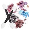 100pcs double head sponge nail, art painting multi-function eye shadow brush, portable makeup repair tool, portable travel eye shadow brush female makeup applicator view 3