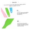LOLIPPYY 3Pcs Silicone Wax Applicator Sticks for Hair Removal Non Stick Spatula with Long Handle Multi Color Waxing Tools for Home Salon Use Convenient Hair Removal view 3