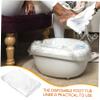 CALLARON 80Pcs Disposable Foot Soak Pouches Bath Basin Liners Tear Resistant Foot Bath Bags for Spa and Home Use Sanitary and for and Relaxation view 3