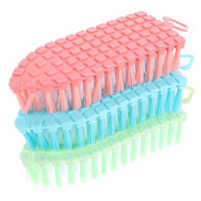 ABOOFAN 3Pcs Nail Duster Brush Soft Bristle Nail Scrubber for Dust Removal Versatile Cleaning Tool for Home and Salon Use Includes and Colors