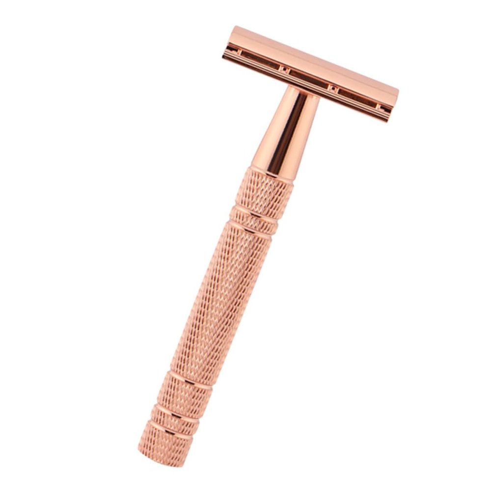 OUNONA Manual Shaving Razor for Men Double Edge Razor Metal Beard Grooming Tool Ergonomic Handle for Comfortable Shaves