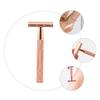 OUNONA Manual Shaving Razor for Men Double Edge Razor Metal Beard Grooming Tool Ergonomic Handle for Comfortable Shaves view 4