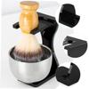 VICASKY Shaving Brush Stand Convenient Razor Holder for Men Space Saving Design Keeps Brushes Clean Dry for Daily Grooming view 4