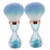 HONMEET 2pcs Beauty Tools Nail Dust Brush Makeup Brush Cleaner for Dip Powder Blush view 1