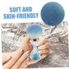 HONMEET 2pcs Beauty Tools Nail Dust Brush Makeup Brush Cleaner for Dip Powder Blush view 3