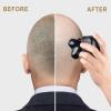 Telfun Magnetic Head Shavers for Bald Men, 5-in-1 Electric Razor w/Type-C Fast Charging - LED Display, Wet/Dry Mens Grooming Kit - Easy Use Palm Shaver for a Smooth Bald Shave view 4