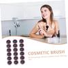 CALLARON 20pcs Makeup Brush Cleaner Sponge Travel Case Quick Removal Tool for Women for Home and Travel Use for Makeup Application view 3