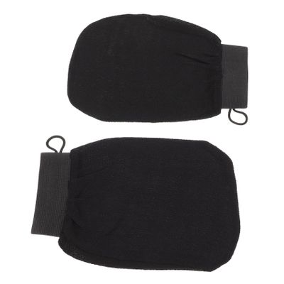 BESTYASH Exfoliating Bath Gloves 2-Pack for Shower Scrubbing Body Massage and Dead Skin Removal for Skin Types