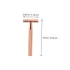 MUCKLILY Old Style Shaver Double-edged Body Hair Trimmer Manual Shaver for Face Leg Armpit for Family Friends view 4