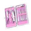 WOFASHPURET 12pcs Stainless Steel Nail Clipper Set Manicure Pedicure Kit Storage Box Nail Clippers File for Women Men view 1