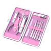 WOFASHPURET 12pcs Stainless Steel Nail Clipper Set Manicure Pedicure Kit Storage Box Nail Clippers File for Women Men view 4