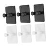HOUDERCO 6pcs Shower Hooks for Inside Shower Wall Hooks for Razor Shaver Organizer Wall Mount Razor Holder Bathroom Accessories view 1