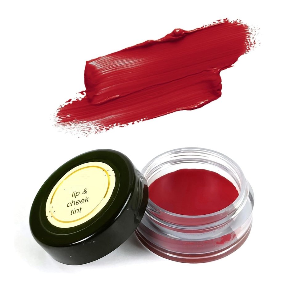 Cherry Lip & Cheek Tint, Natural and Organic, Long-Lasting, Water proof