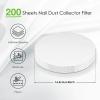 200 Sheets Nail Dust Collector Filter Paper Compatible with MelodySusie view 2