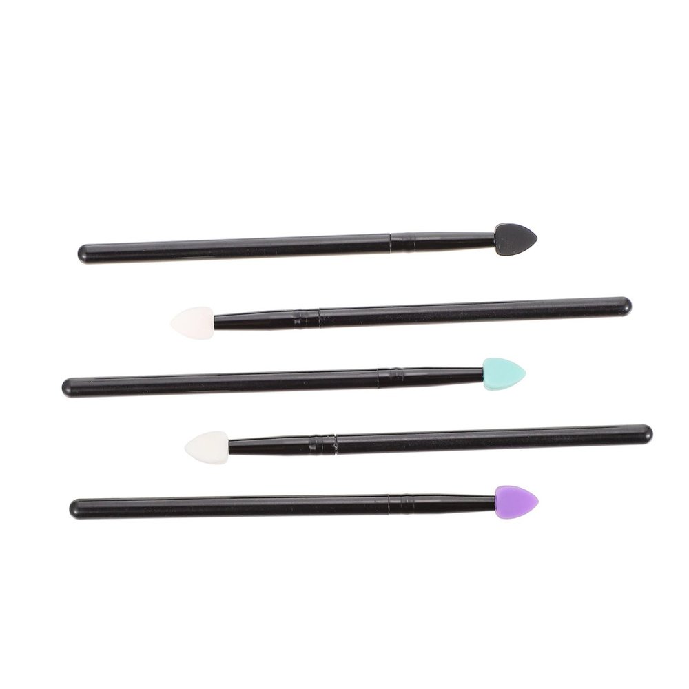 BATHVEVE 5 Pcs Silicone Eyeshadow Makeup Brush Set for Professional Application Soft and Flexible for Creative Makeup and Cosmetic Use